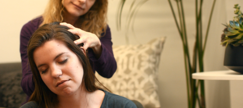 how to do a DIY scalp massage from Zeel