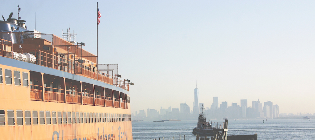 The Staten Island Ferry in New York, NY