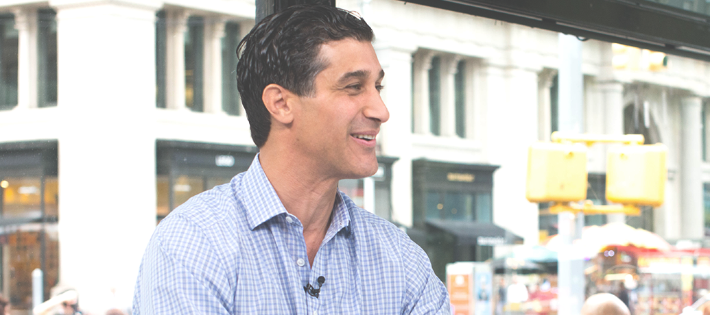 Zeel CEO Samer Hamadeh chats with Cheddar TV in the Flatiron Building
