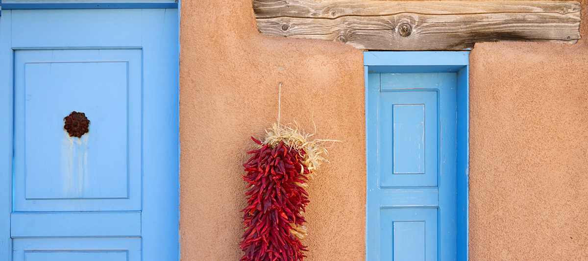 Santa Fe adobe house