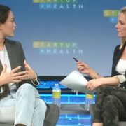 Michelle Wie speaking at StartUP Health Festival