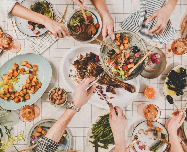 Family Dinner Sheltering in Place
