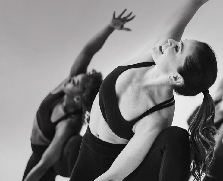 Mahri Relin leading a fitness session.