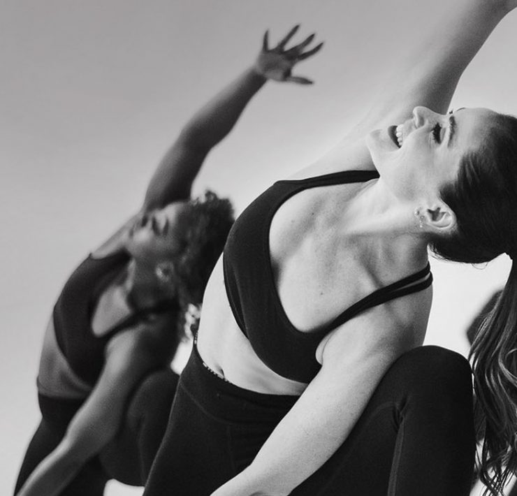 Mahri Relin leading a fitness session.