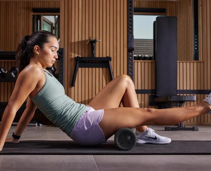 Foam rolling for runners featuring Hyperice